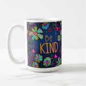 Spaß sei nette florale Inspirivity Boho Trendy Kaffeetasse (Links)
