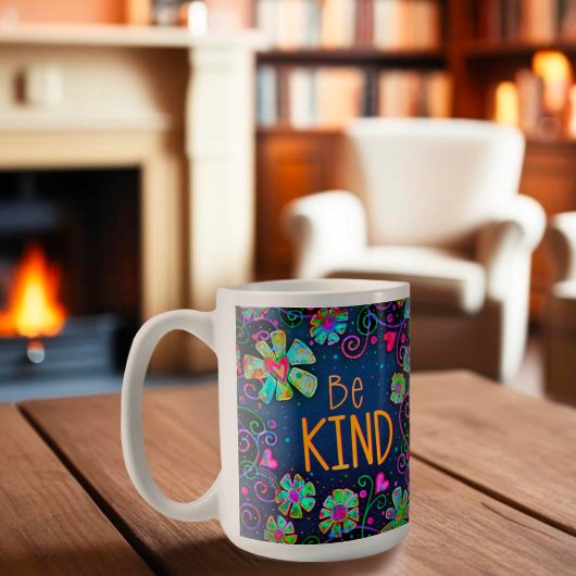 Spaß sei nette florale Inspirivity Boho Trendy Kaffeetasse