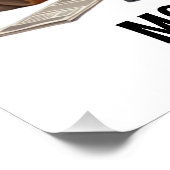 Spaß Senior mit Vögeln Poster (Ecke)