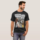 Spaß Shirt... Hunde jagen Fahrrad, besitzen aber n T-Shirt (Vorne ganz)