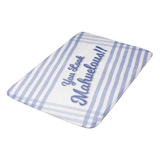 Spaß Sie schauen Mahvelous (wunderbar) Bath Mat Badematte (Schrägansicht)