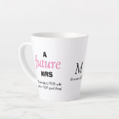 Spaß Single Lady FUTURE MRS Christlich Milchtasse (Linke Ecke)