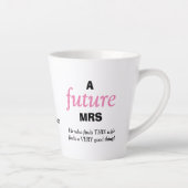 Spaß Single Lady FUTURE MRS Christlich Milchtasse (Rechts)