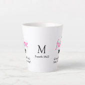 Spaß Single Lady FUTURE MRS Christlich Milchtasse (Vorderseite)