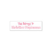 Spaß Sketch Kinder Lehrerin Klassenzimmer Custom S Permastempel (Design)