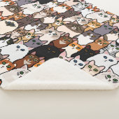 Spaß so viele Katzen und Kätzchen Collage Sherpadecke (3/4)