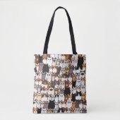 Spaß so viele Katzen und Kätzchen Collage Tasche (Vorderseite)