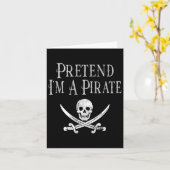 Spaß, so zu tun, als wäre ich ein Piratenspiel Hal Karte (Gelbe Blume)