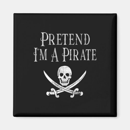 Spaß, so zu tun, als wäre ich ein Piratenspiel Hal Magnet (Vorne)