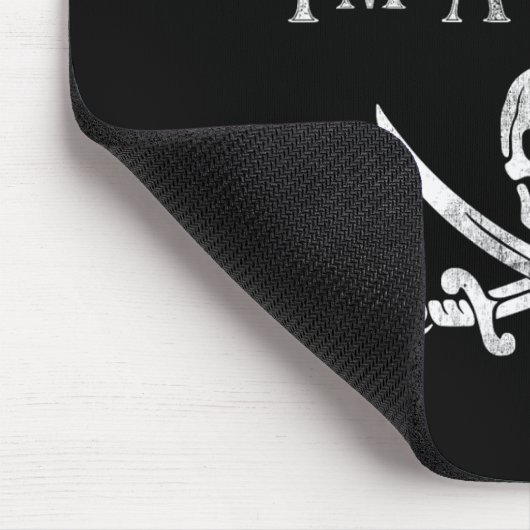 Spaß, so zu tun, als wäre ich ein Piratenspiel Hal Mousepad (Ecke)
