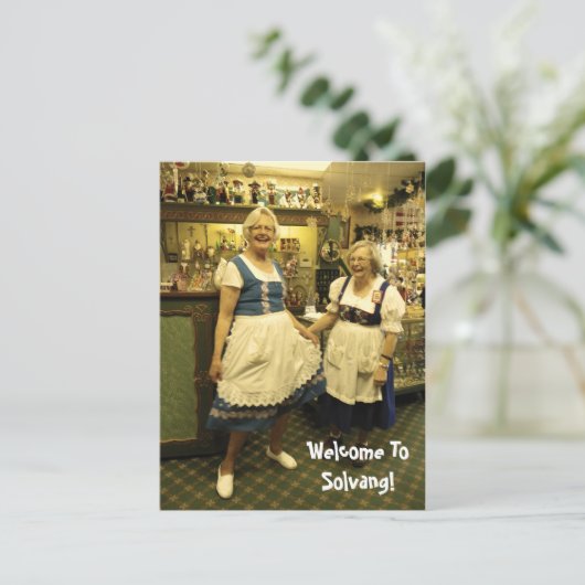 Spaß Solvang Postcard! Postkarte (Stehend Vorderseite)