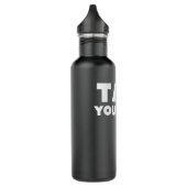 Spaß Sommer Tag Sie es Lehrer Urlaub Edelstahlflasche (Links)