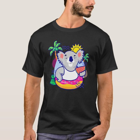 Spaß Sommereis Creme I Melon Koala I T-Shirt (Vorderseite)