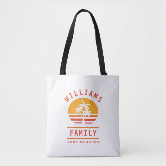 Spaß Sommerurlaub Tropical Beach Family Wiedersehe Tasche (Vorderseite)