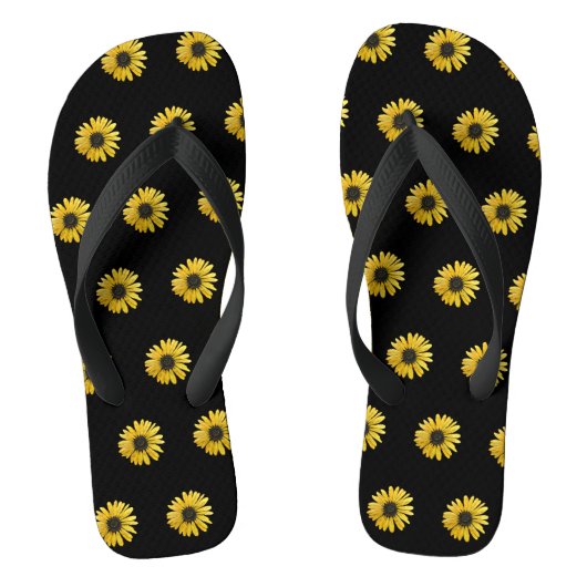 Spaß Sonnenblumen Badesandalen (Fußbett)