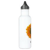 Spaß Sonnenblumen Personalisiertes Land Blumen Edelstahlflasche (Links)