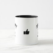 Spaß Spaß - der beste, kundenspezifische Text der Tasse (Zentrum)