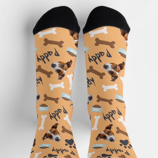 Spaß & Spaß Mein Hunde Gesicht auf den Socken (Oben)