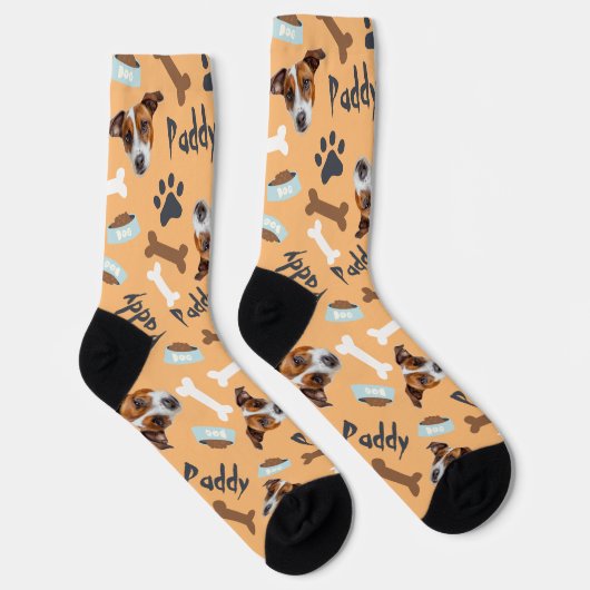Spaß & Spaß Mein Hunde Gesicht auf den Socken (Rechts)