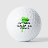 Spaß Spaß personalisierte benutzerdefinierte Golfb Golfball (Vorderseite)