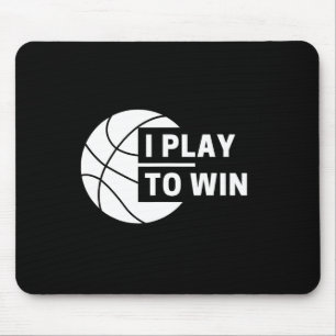 Spaß spiele ich um Basketball Sport zu gewinnen Mousepad