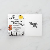 Spaß & Spooky Halloween-Party Einladung mit Jack- (Innenseite)