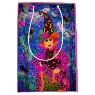 Spaß Spooky Personalisiert Trick oder Trete Mittlere Geschenktüte