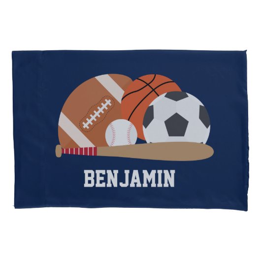 Spaß Sport Fan Personalisiert Kissenbezug (Vorderseite)