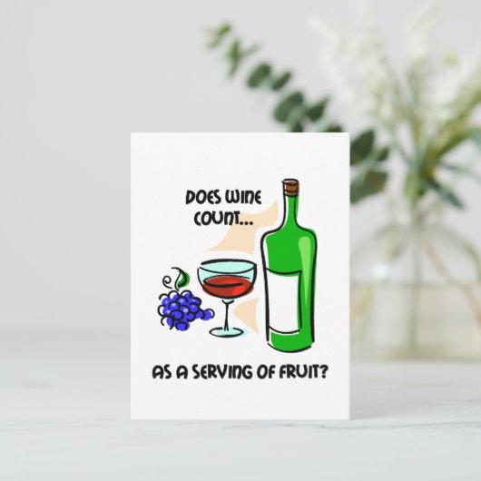 Spaß Sprichwort Postkarte (Stehend Vorderseite)