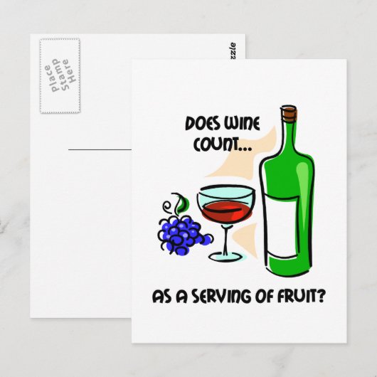 Spaß Sprichwort Postkarte (Vorne/Hinten)