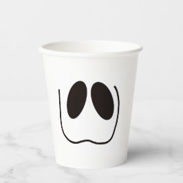 Spaß, spuke, Geistergesicht zu Halloween Pappbecher