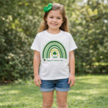 Spaß St Patrick Boho Regenbogen Glück Kleeblatt Ko