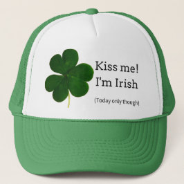Spaß St. Pattys Tages Truckerkappe