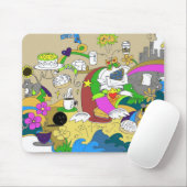 Spaß-Stadt Mousepad (Mit Mouse)
