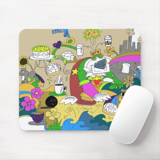 Spaß-Stadt Mousepad (Mit Mouse)