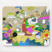 Spaß-Stadt Mousepad (Vorne)