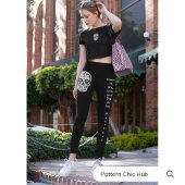 Spaß Stilvolle Übung Training Frauen Yoga Skull Leggings