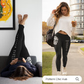 Spaß Stilvolle Übung Training Frauen Yoga Skull Leggings
