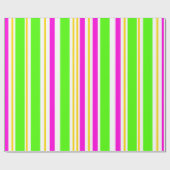 Spaß Streifen Geschenkpapier (Flach)