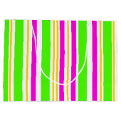 Spaß Streifen Große Geschenktüte (Rückseite)