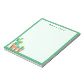 Spaß Südwestlich gepotted Cactus Blume Custom Notizblock (Rotiert)