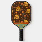 Spaß Sunshine Custom, Inspirivity Retro Modern Pickleball Schläger (Vorderseite)
