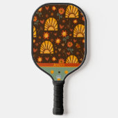 Spaß Sunshine Custom, Inspirivity Retro Modern Pickleball Schläger (Rückseite)