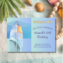 Spaß Surf's Up Birthday Einladung
