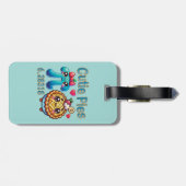 Spaß "Süsse Pies" Niedlich Pi Symbol & Pie Pub Gepäckanhänger (Rückseite horizontal)