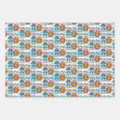 Spaß "Süsse Pies" Niedlich Pi Symbol & Pie Pub Geschenkpapier Set (Vorderseite 3)