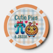 Spaß "Süsse Pies" Niedlich Pi Symbol & Pie Pub Pokerchips (Rückseite)
