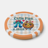 Spaß "Süsse Pies" Niedlich Pi Symbol & Pie Pub Pokerchips (Einzeln)