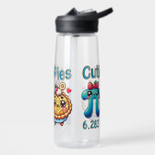 Spaß "Süsse Pies" Niedlich Pi Symbol & Pie Pub Trinkflasche (Links)