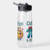 Spaß "Süsse Pies" Niedlich Pi Symbol & Pie Pub Trinkflasche (Rechts)